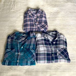 Plaid Flannel Shirt Bundle